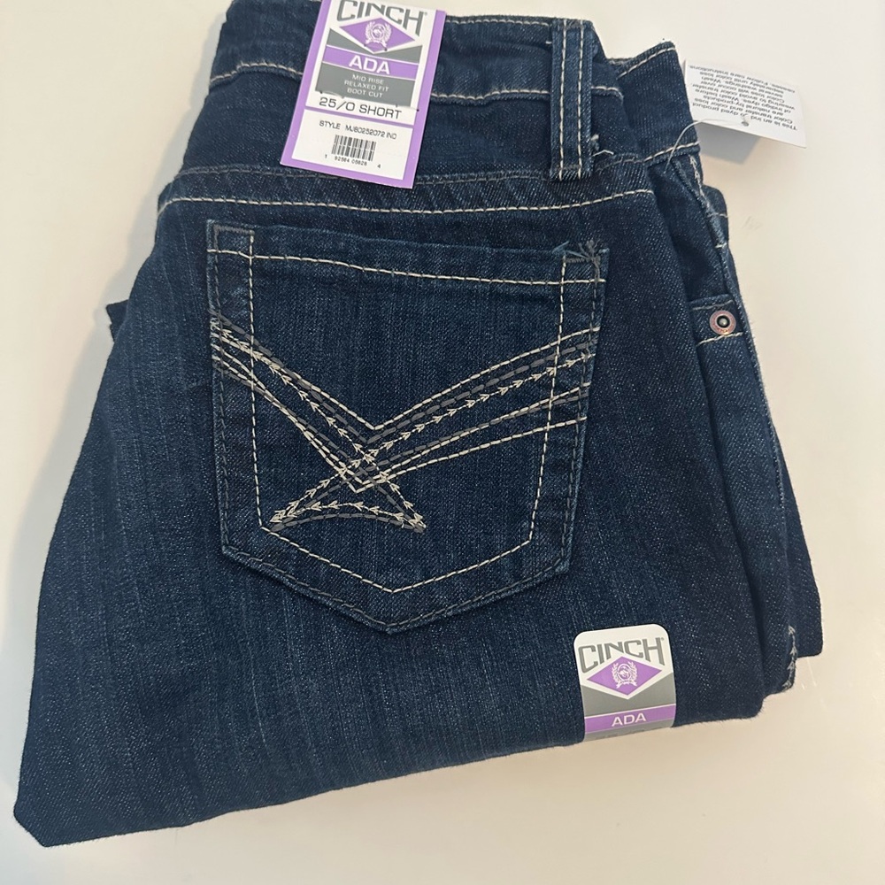 Cinch Ada Women's dark wash Boot Cut Jean, NWT, size 25/0 short